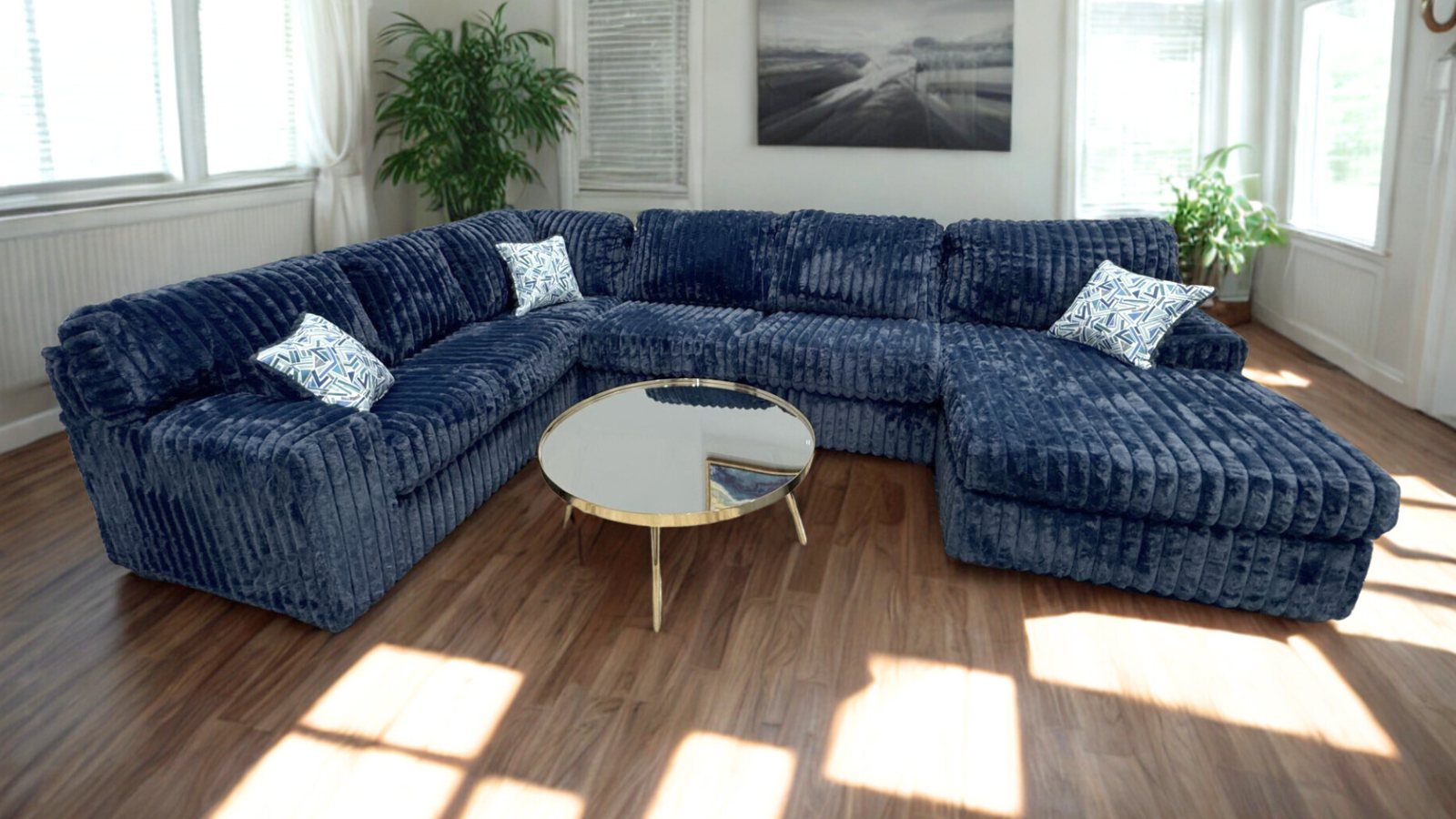 Austin Blue Sectional