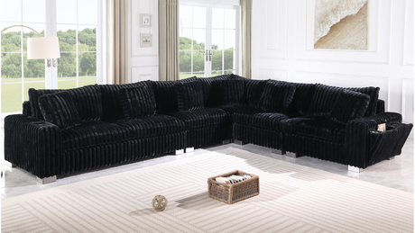 Snuggle Station Black 6 or 7-Piece Sectional view 4