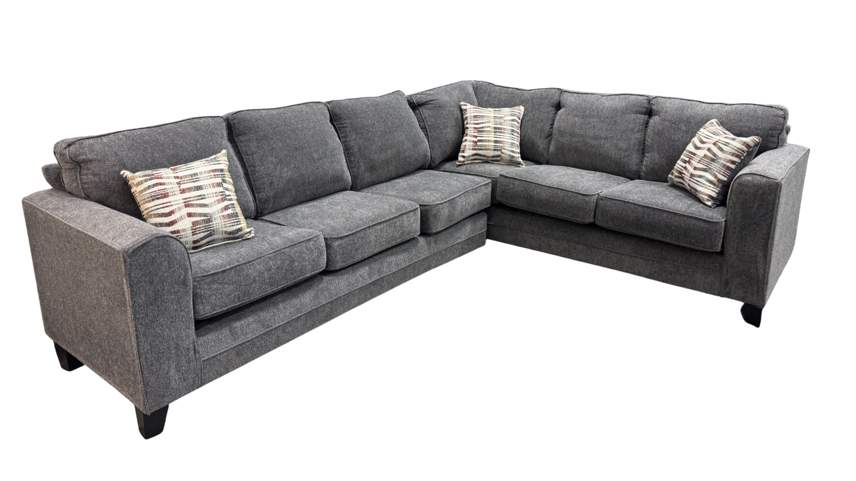Thea Grey Fabric Sectional
