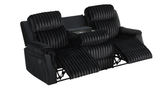 Willow Black 3-Piece Reclining Set