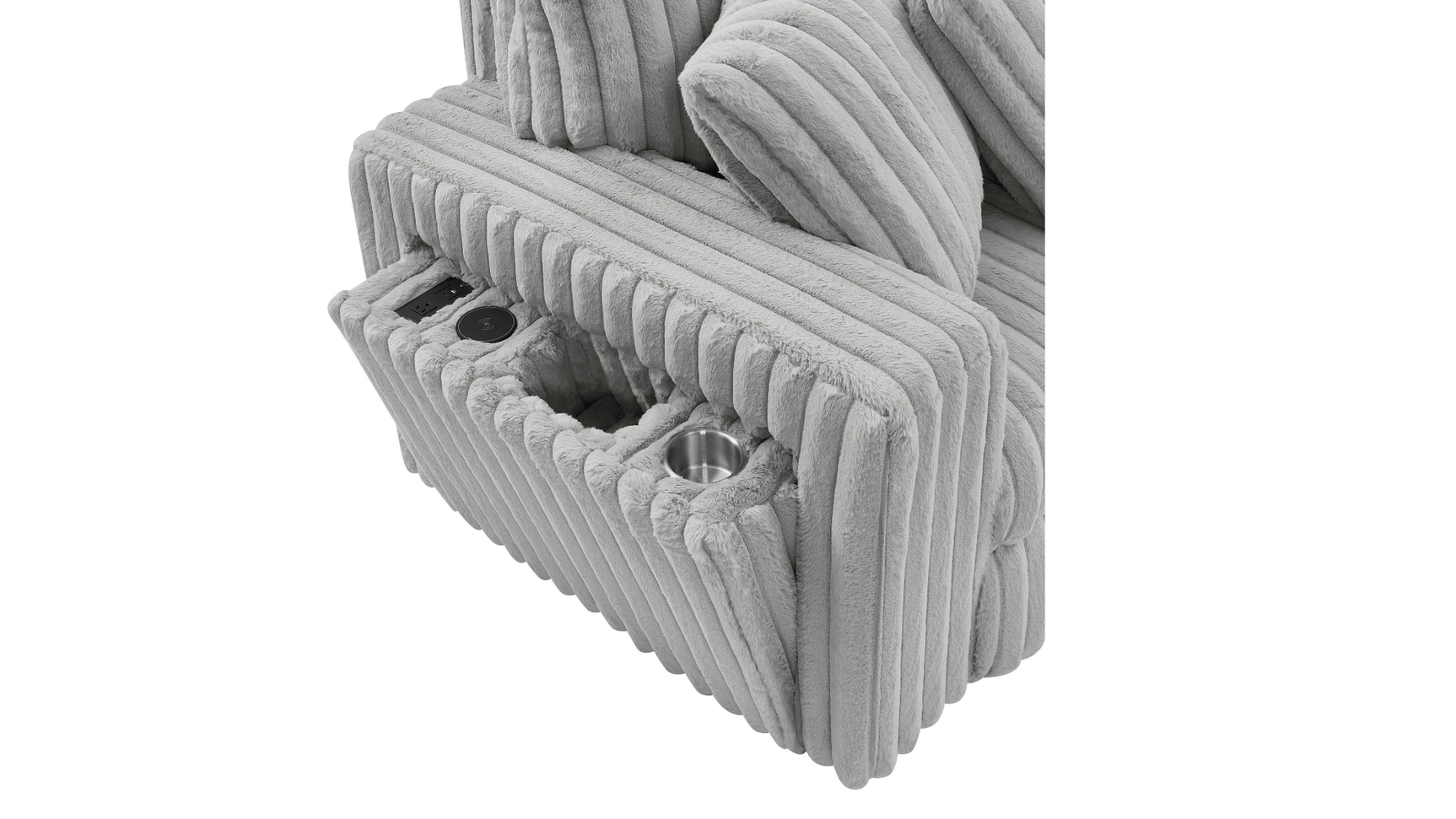 Rana Grey Reclining Sectional