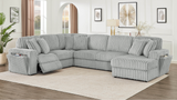 Rana Grey Reclining Sectional