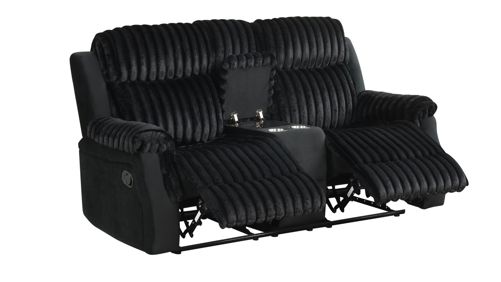 Willow Black 3-Piece Reclining Set