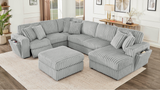 Rana Grey Reclining Sectional