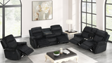 Willow Black 3-Piece Reclining Set