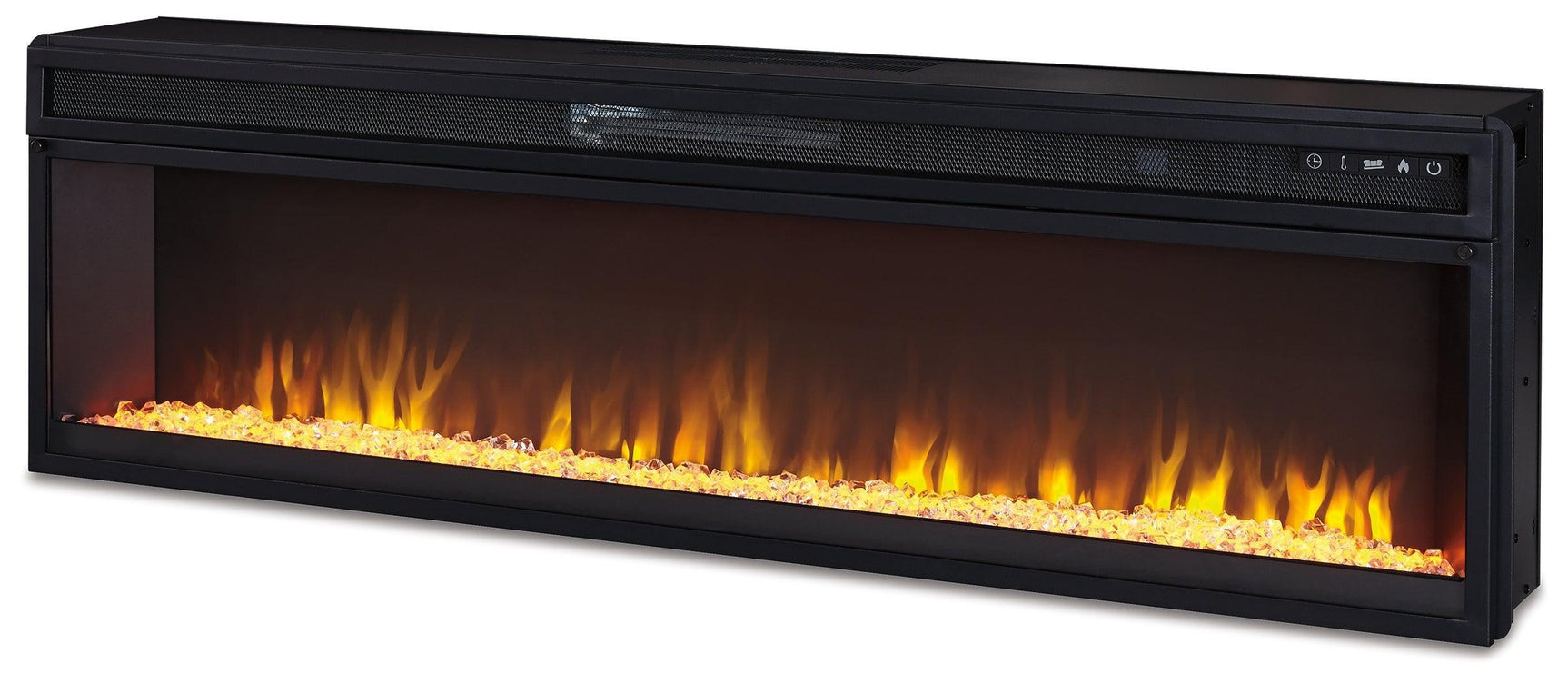 Entertainment Accessories Black Electric Fireplace Insert W100-22 - Ella Furniture