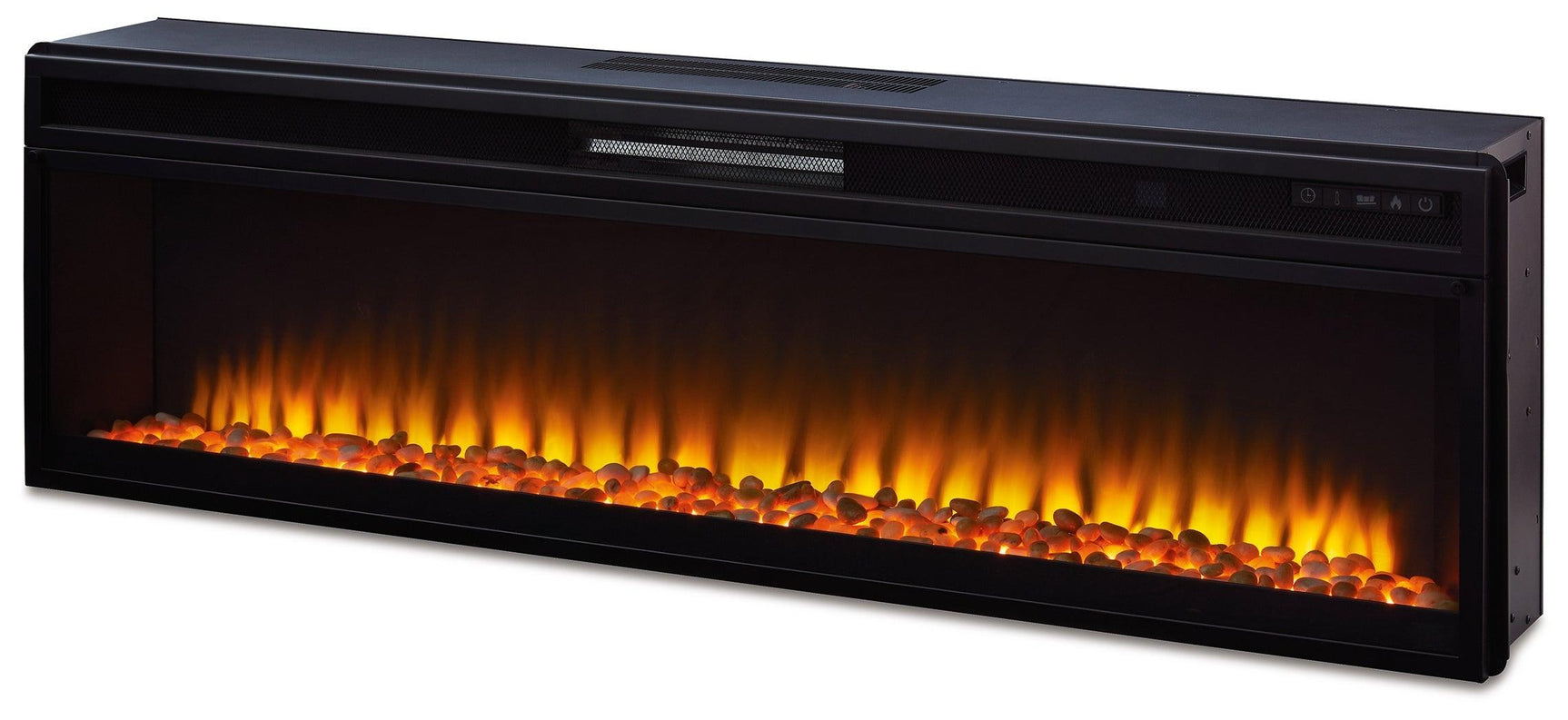 Entertainment Accessories Black Electric Fireplace Insert W100-22 - Ella Furniture