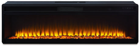 Entertainment Accessories Black Electric Fireplace Insert W100-22 - Ella Furniture
