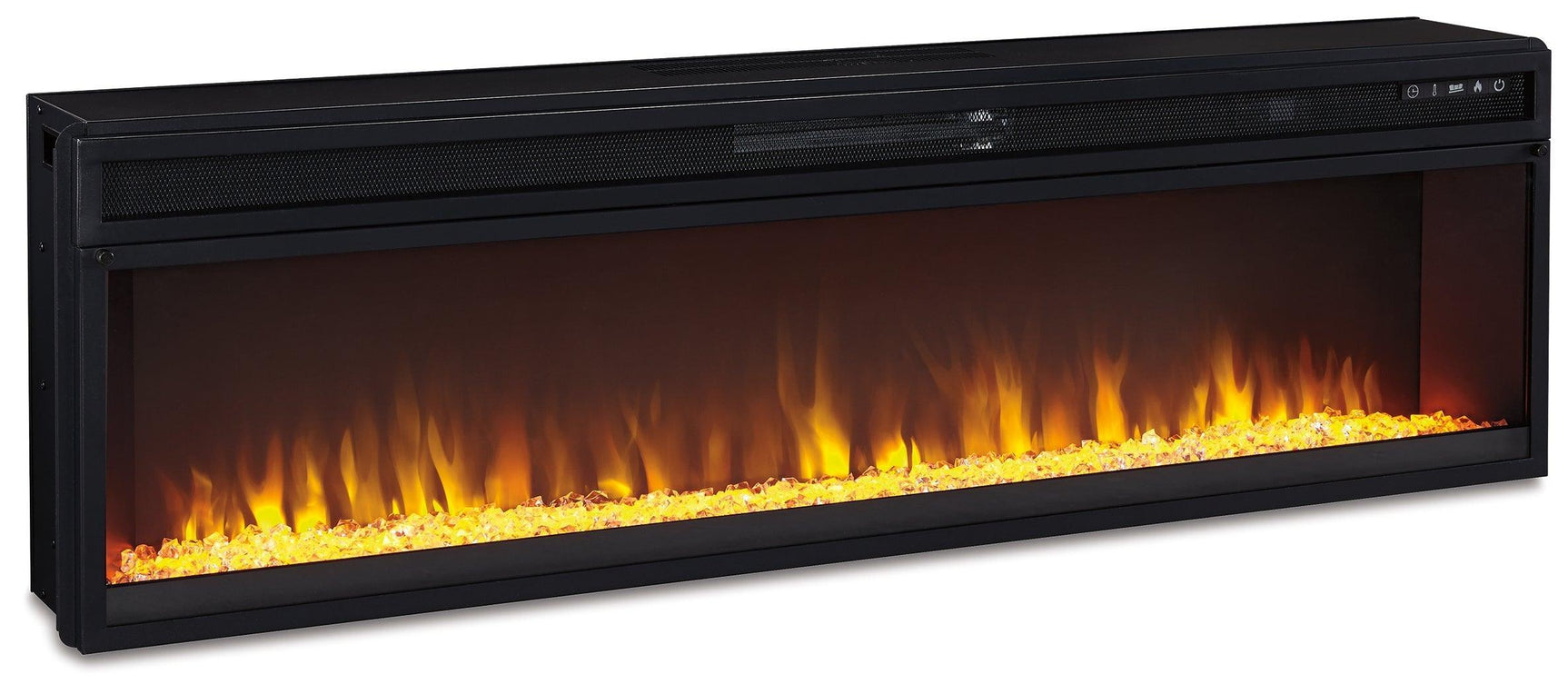 Entertainment Accessories Black Electric Fireplace Insert W100-22 - Ella Furniture