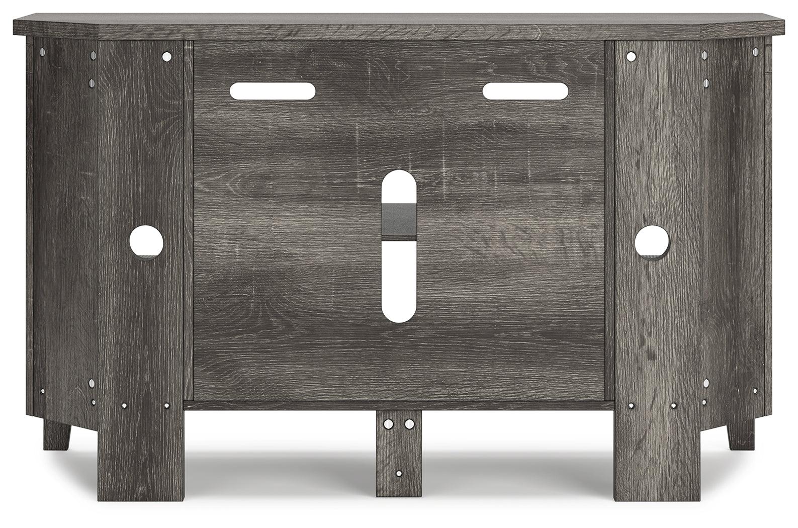 Arlenbry Gray Corner Tv Stand