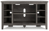 Arlenbry Gray Corner Tv Stand