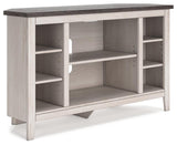 Dorrinson Two-Tone Corner Tv Stand