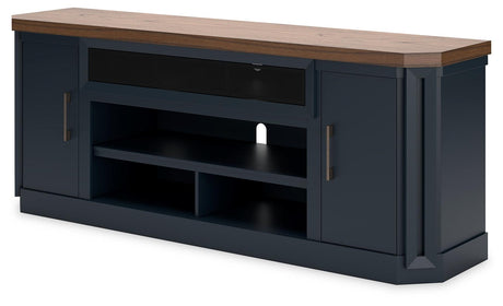 Landocken Brown/blue 83" Tv Stand - Ella Furniture
