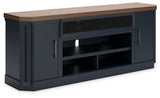 Landocken Brown/blue 83" Tv Stand - Ella Furniture