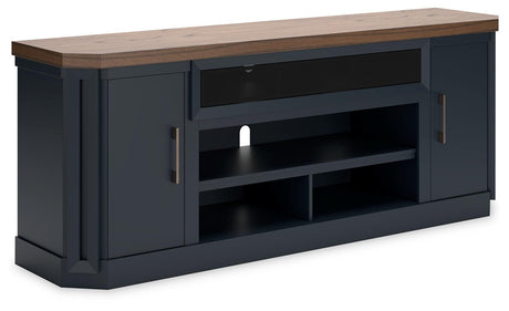 Landocken Brown/blue 83" Tv Stand - Ella Furniture