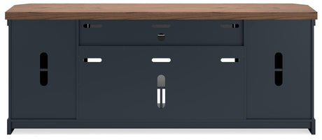 Landocken Brown/blue 83" Tv Stand - Ella Furniture