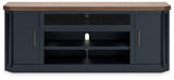 Landocken Brown/blue 83" Tv Stand - Ella Furniture