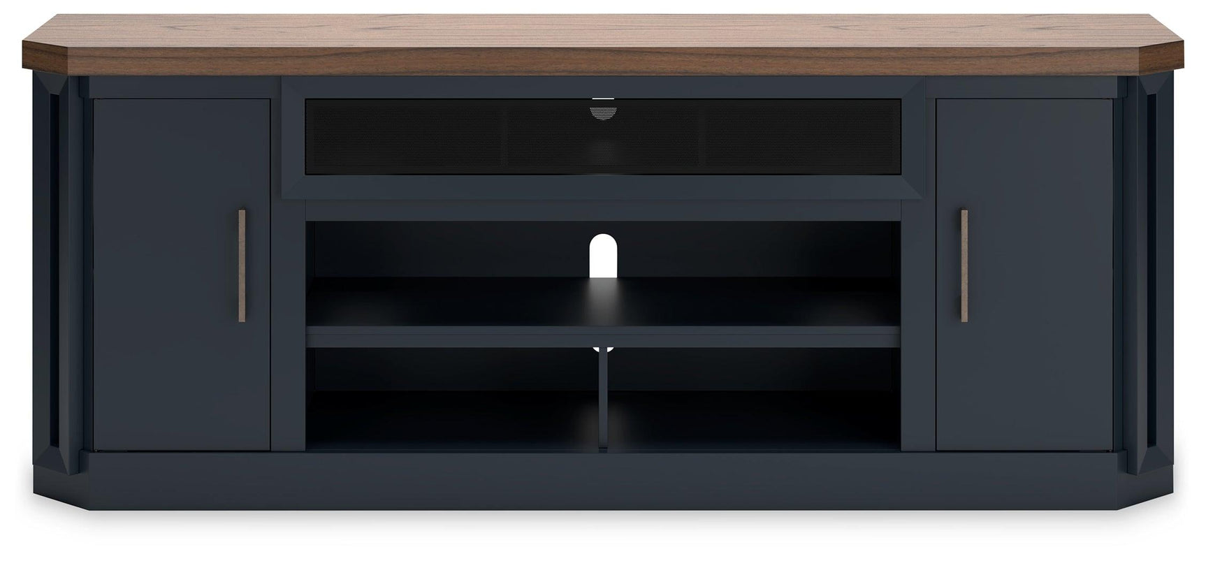 Landocken Brown/blue 83" Tv Stand - Ella Furniture
