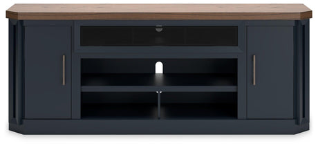 Landocken Brown/blue 83" Tv Stand - Ella Furniture