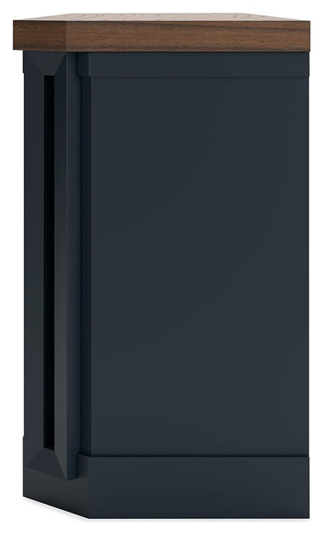 Landocken Brown/blue 83" Tv Stand - Ella Furniture