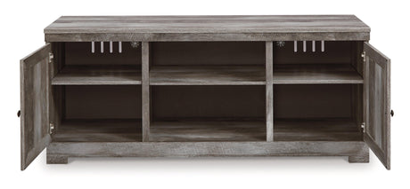 Wynnlow Gray 4-Piece Entertainment Center With Electric Fireplace - Ella Furniture