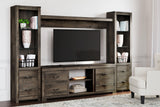 Trinell Brown 4-Piece Entertainment Center - Ella Furniture