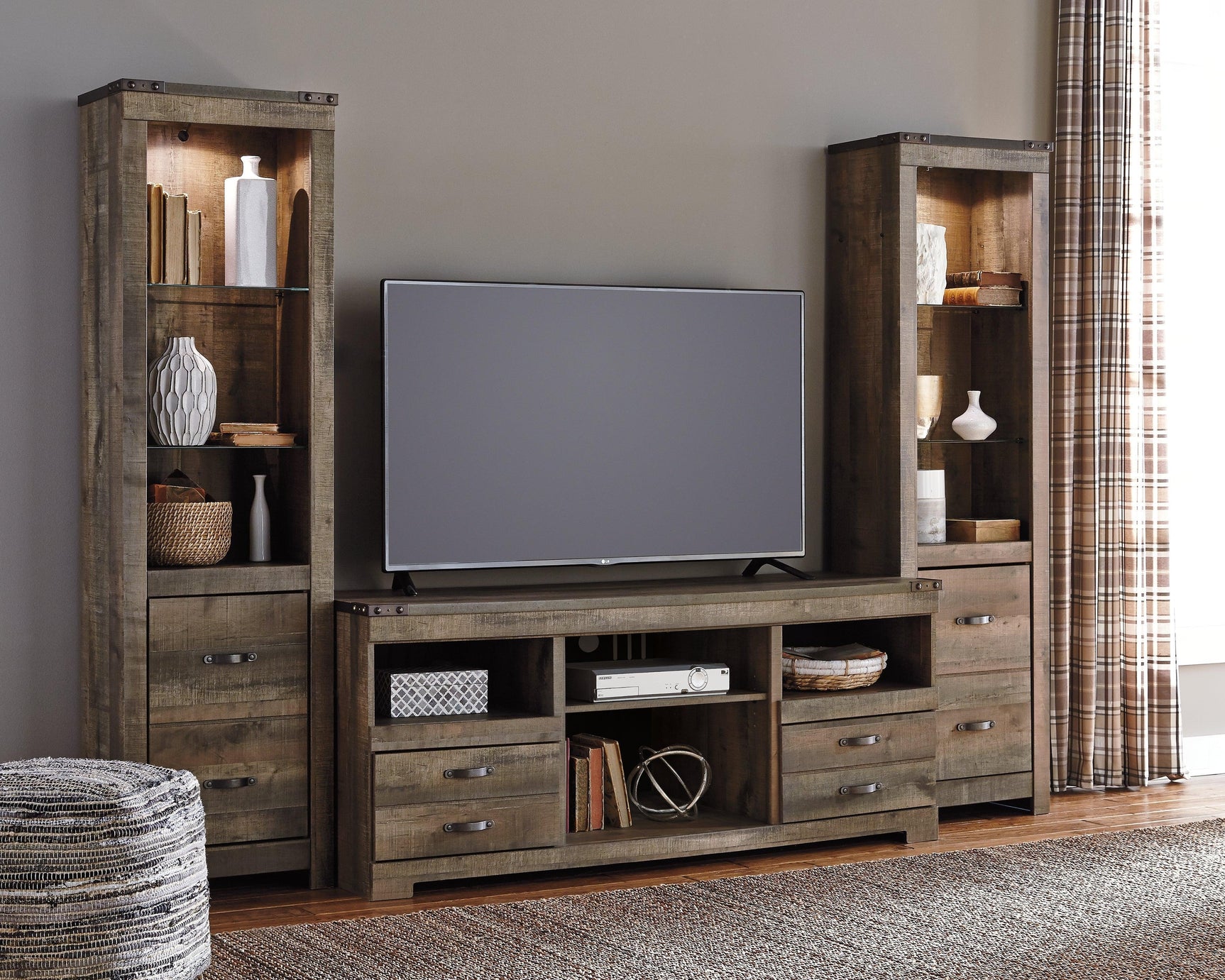 Trinell Brown 3-Piece Entertainment Center by Ashley