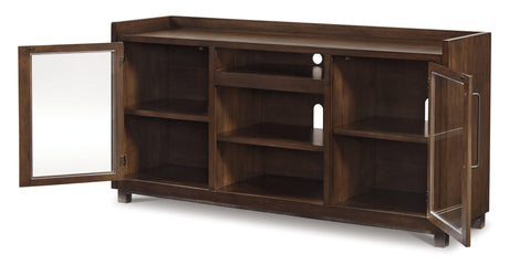 Starmore Brown 70" Tv Stand With Electric Fireplace W633W5 - Ella Furniture