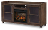 Starmore Brown 70" Tv Stand With Electric Fireplace W633W5 - Ella Furniture