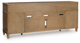 Sharlance Light Brown 81" TV Stand