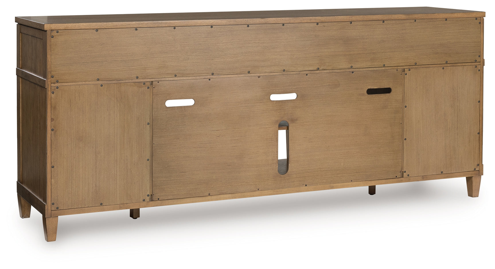 Sharlance Light Brown 81" TV Stand