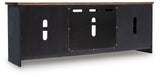 Wildenauer Brown/Black 76" TV Stand