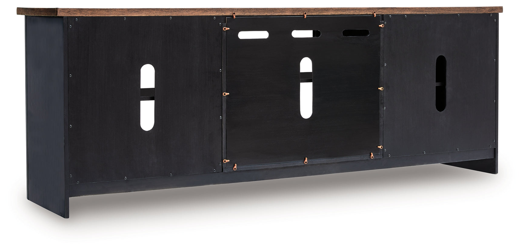 Wildenauer Brown/Black 76" TV Stand