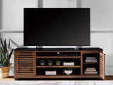 Kallari Warm Brown/Black 84" TV Stand