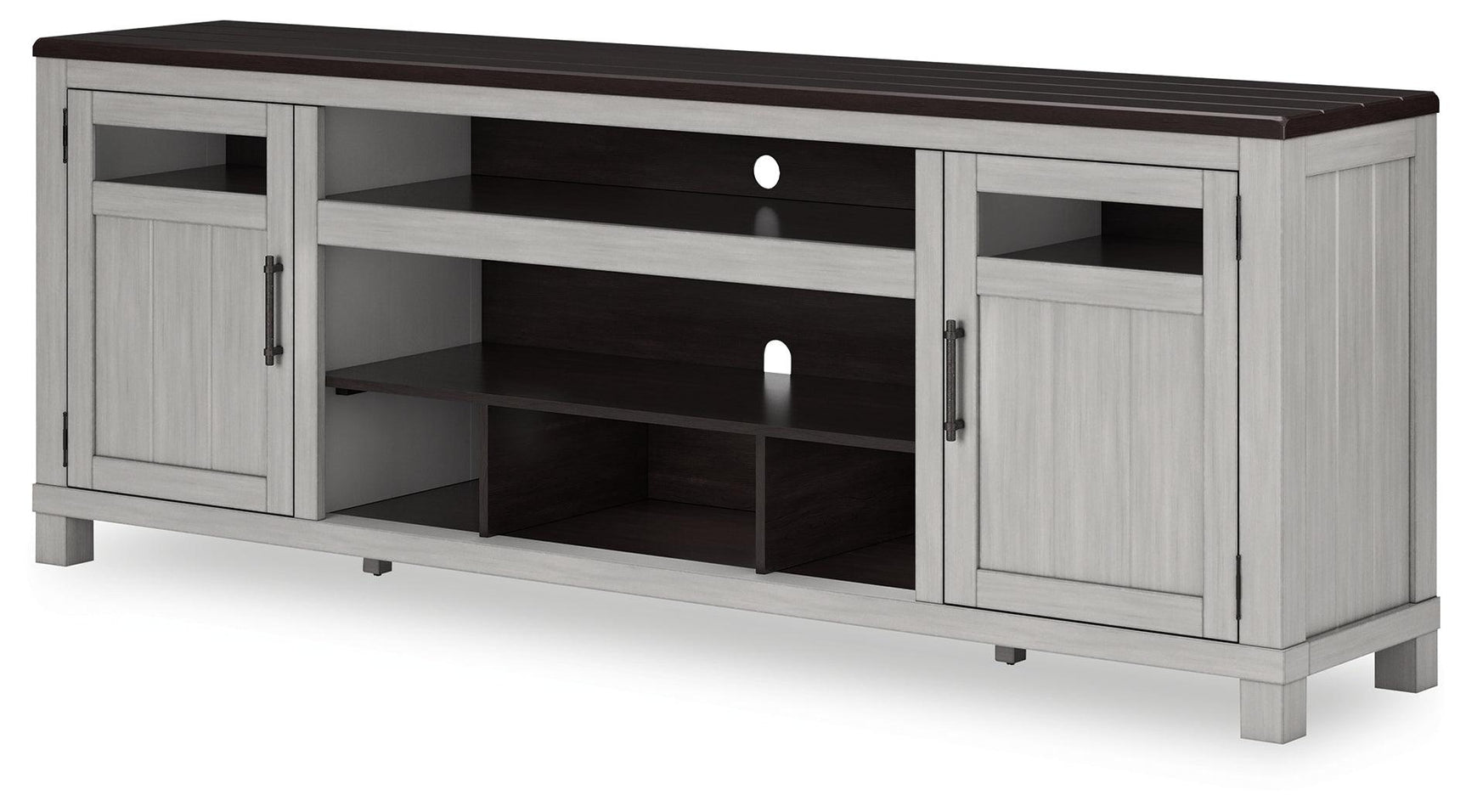 Darborn Gray/brown 88" Tv Stand - Ella Furniture