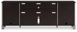Darborn Gray/brown 88" Tv Stand - Ella Furniture