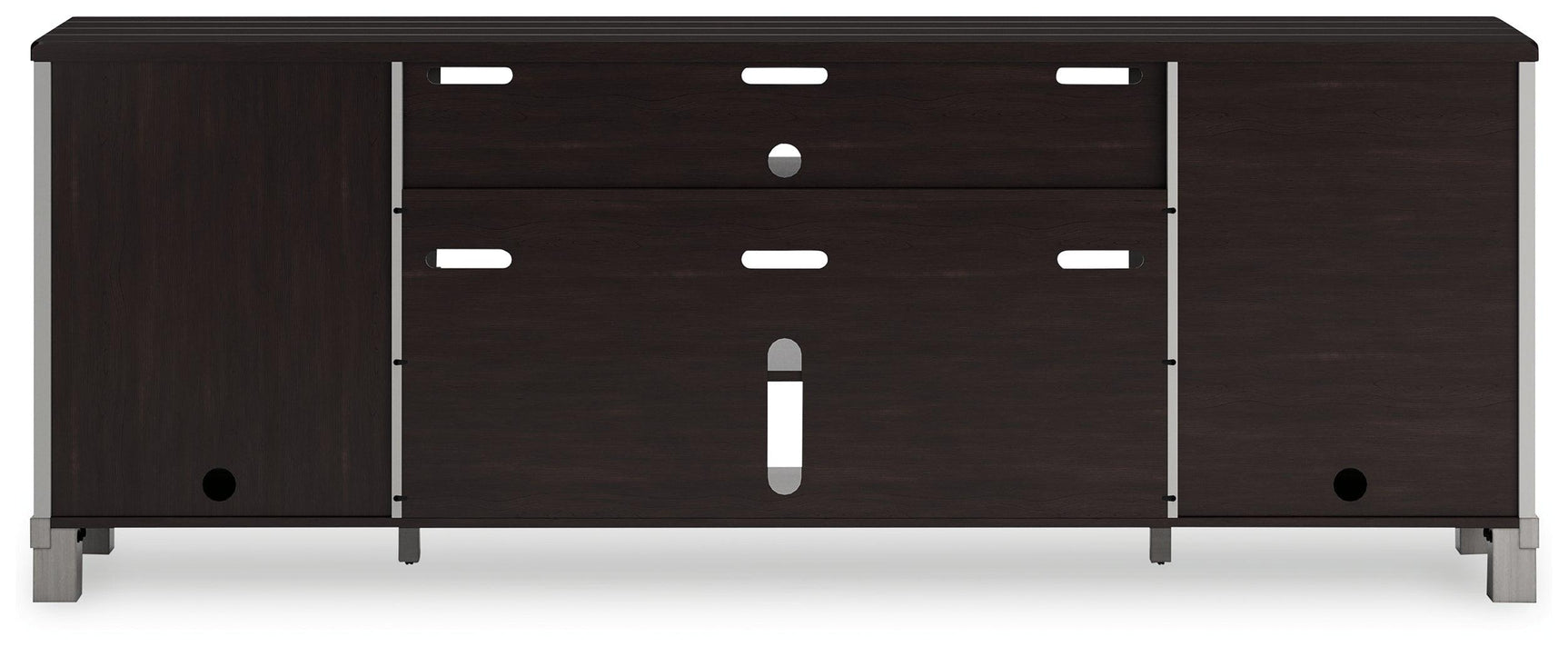 Darborn Gray/brown 88" Tv Stand - Ella Furniture