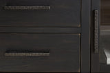 Galliden 80" Black TV Stand with Storage