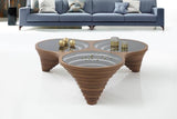 Olga Walnut Coffee Table