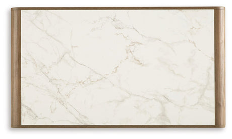Dovander White/Natural Coffee Table — product image 7