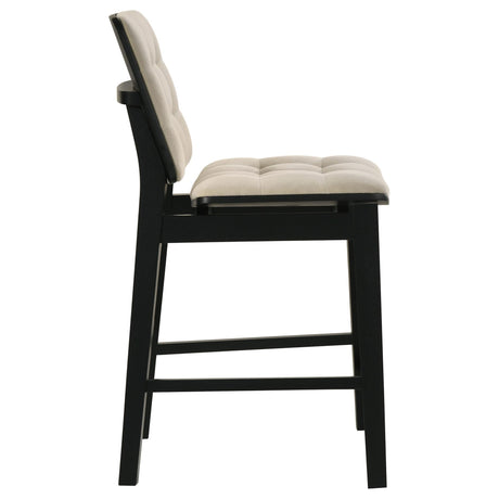 Decker 7-Piece 70-Inch Rectangular Counter Height Dining Set Cream and Black — product image 9