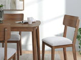 Tameride Brown Dining Table and 4 Chairs (Set of 5) — detail view