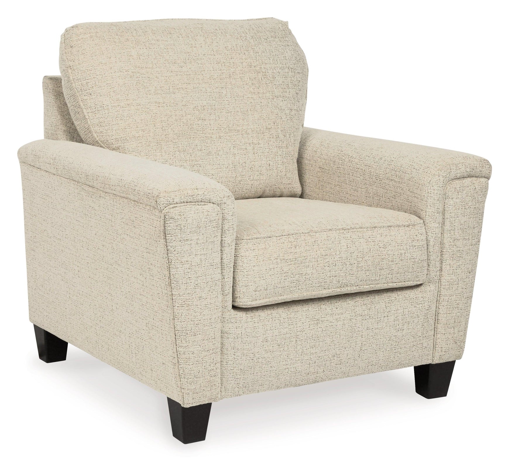 Abinger Natural Chair And Ottoman - Ella Furniture