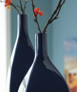 Abtinson Navy Vase detail view