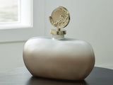 Acario Taupe/Gold Finish Jar from Ella Furniture