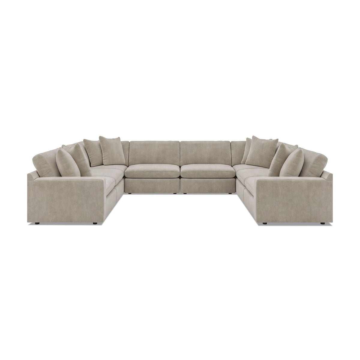 Maxton Heights Pebble 8-Piece Sectional — product view