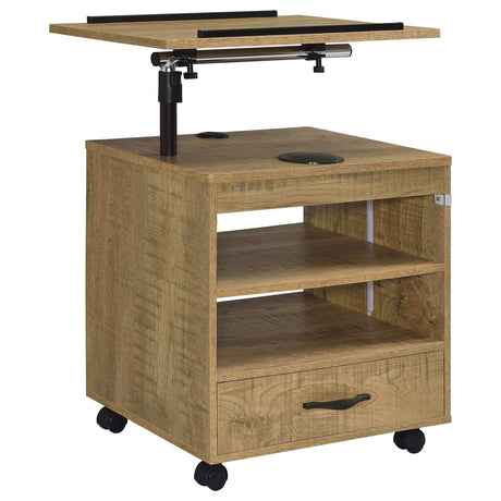 Lerma 1-Drawer Adjustable Tray Top Nightstand with Speaker Mango — product image 4