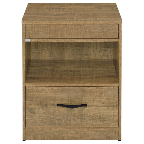 Fabre Extendable Top 1-Drawer Nightstand in Mango — product image 4