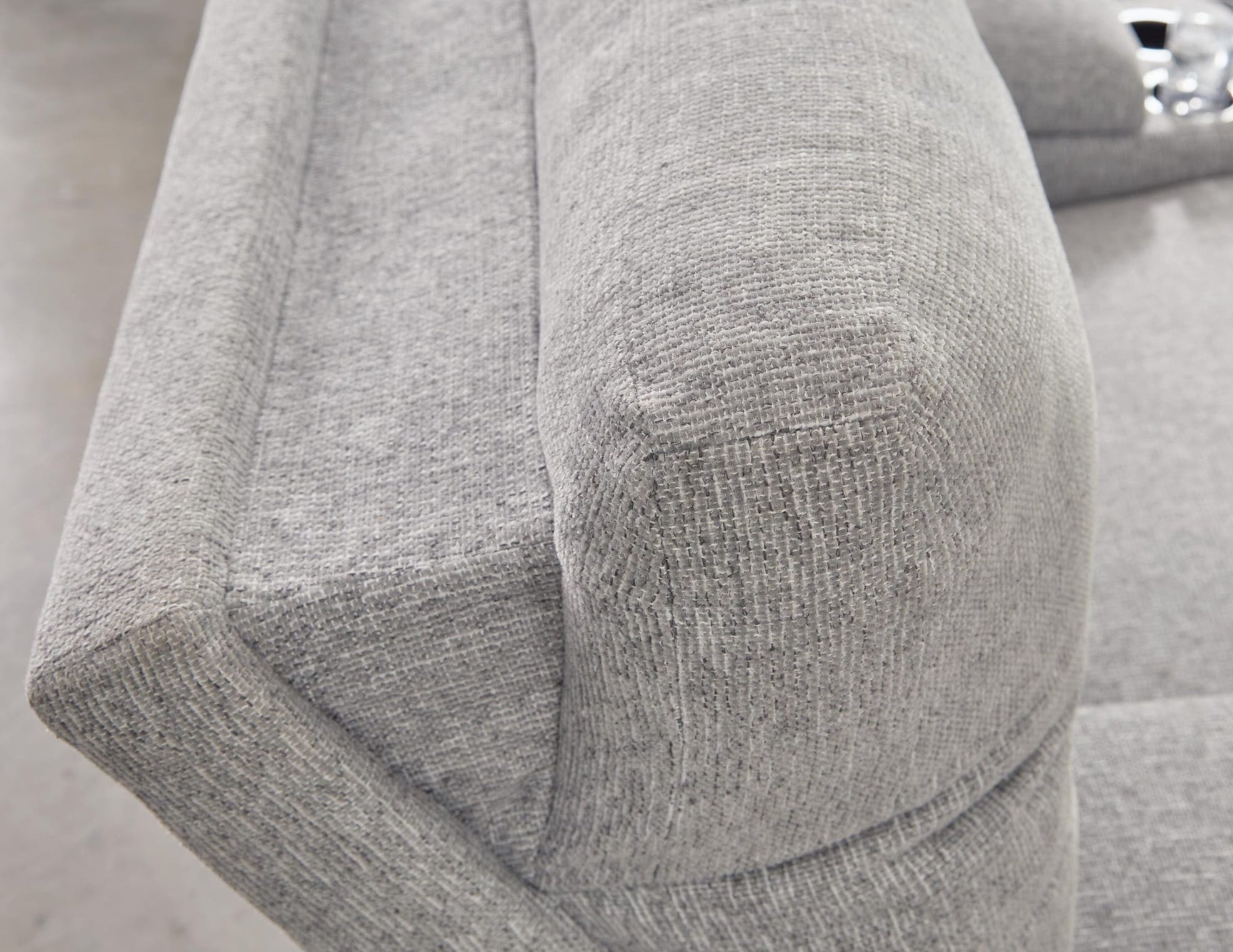Acklen Place Pewter Performance Fabric,Next-Gen Nuvella™ 3-Piece Power Reclining Sectional Sofa with Chaise view 2