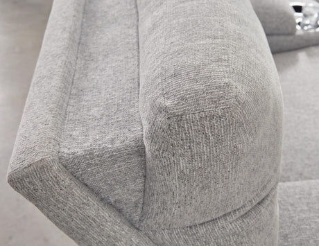 Acklen Place Pewter Performance Fabric,Next-Gen Nuvella™ 3-Piece Power Reclining Sectional Sofa with Chaise view 2